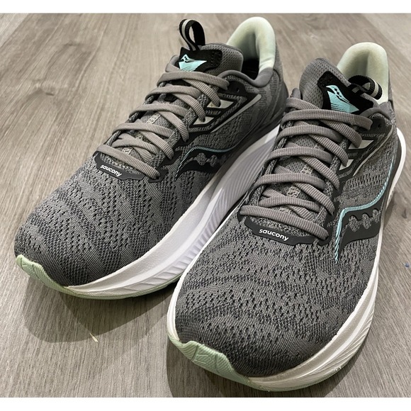 Saucony Echelon 9 Shoes Sneakers Women - U.S. Size 10 Gray No Box READ - Picture 3 of 8